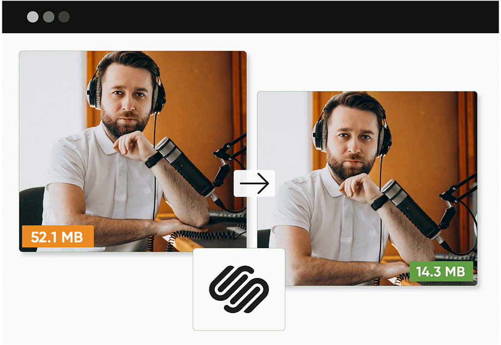 Squarespace video compressor