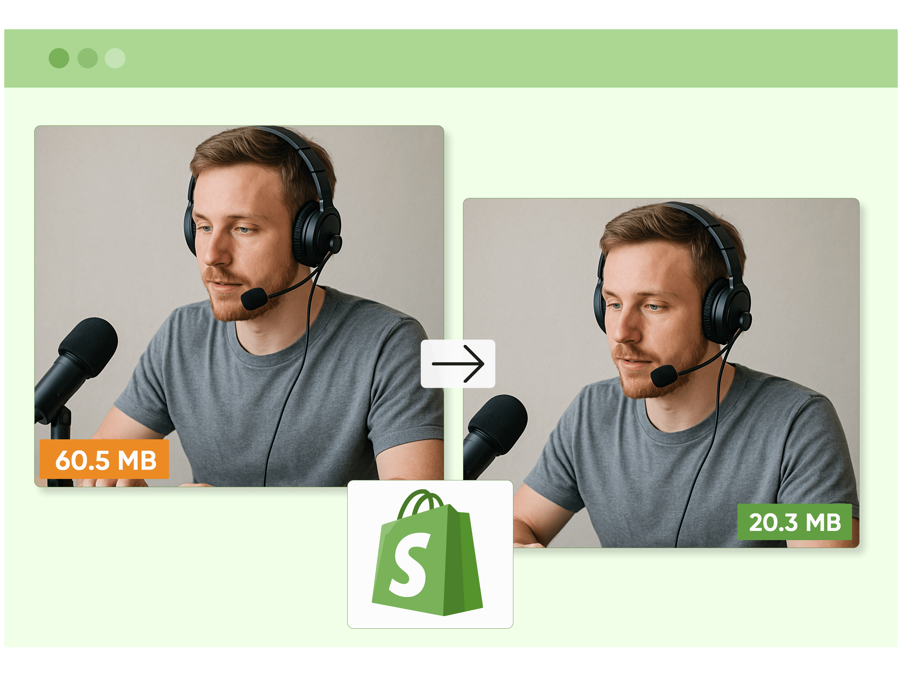 Shopify video compressor